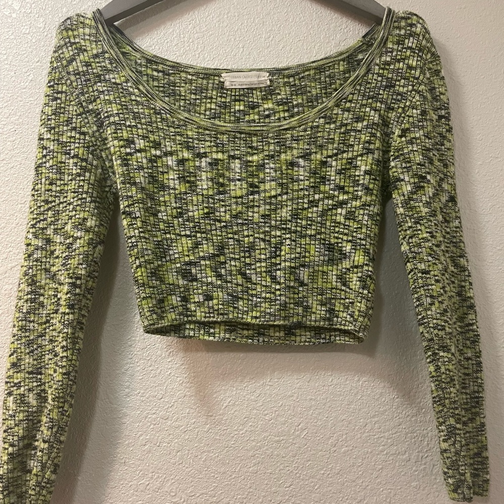 Urban outfitters crop top long sleeve